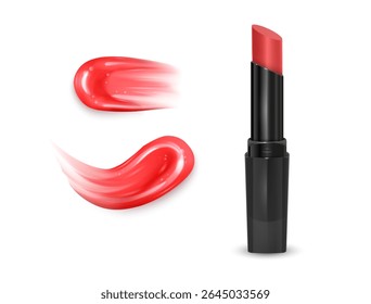 Lipsticks elegantes perfeito para beleza e maquiagem