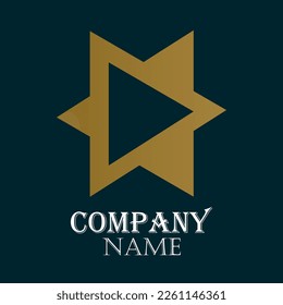 Elegante logotipo para la marca 2023. Ilustración del vector