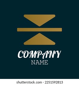 Stylish logo for the company. Finished logo. Vector