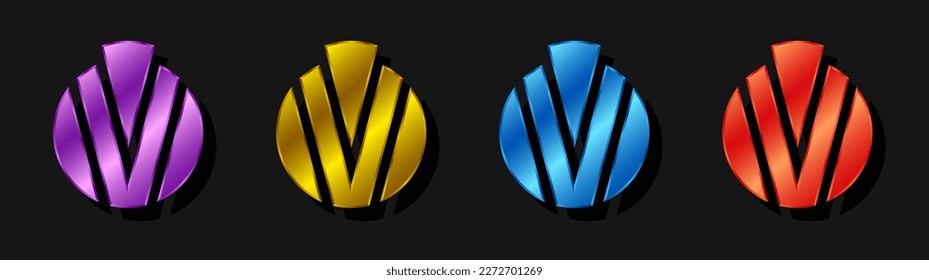 Plantilla de diseño de logotipos con estilo, logotipo de cinta de opciones, logotipo con bucle infinito de alta tecnología, plantilla de diseño de vectores abstractos empresariales, logotipo de negocios de concepto creativo, ilustración de vector