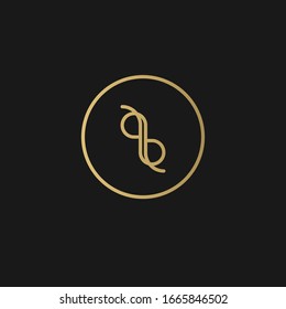 Stylish logo. “PP” initials - premium. Logo Design Luxury linear creative monogram - Vector.