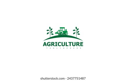 Stylish logo reflecting the essence of rural living, with a serene countryside backdrop.