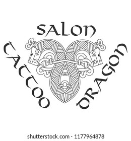 Stylish logo for tattoo studio.