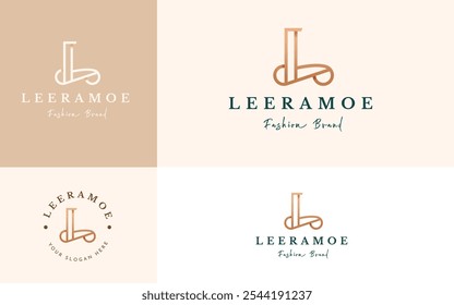 Stylish Luxury Elegant Initial Letter L Logo Vector. Initial Letter L Monogram Elegant Logo Inspiration. Premium Golden Letter L Logo Character. Alphabet Vector Logo Illustration