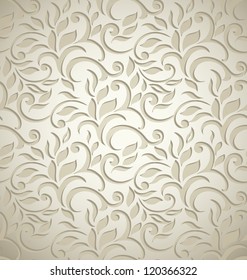 Stylish Luxury Wedding Floral Background Stylized Like Lace-textile