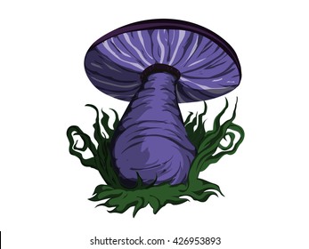 Stylish magic mushroom