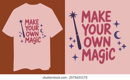 Stylish Magic T-Shirt – Make Your Own Magic Design