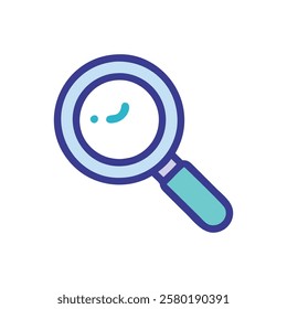 Stylish Magnifying Glass Icon for Investigation