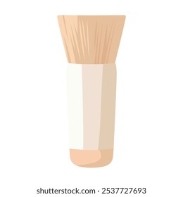 Stylish Makeup Brush Vector Clip Art for Beauty and Fashion