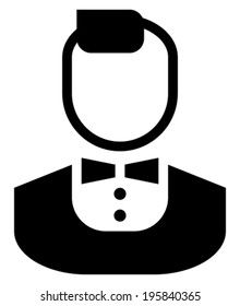 Stylish man icon