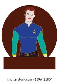 A stylish man icon which can be used for many purposes.