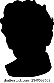 stylish man isolated vector silhouette icon