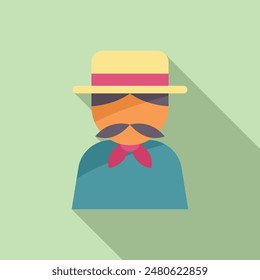 Stylish man sporting a traditional mexican outfit