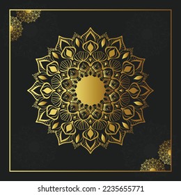 Stylische Mandala Design Illustration. Circle Mandala Mustergrafik