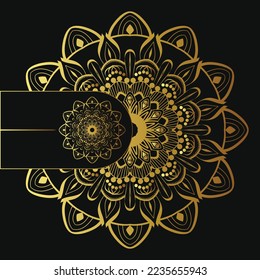 Stylische Mandala Design Illustration. Circle Mandala Mustergrafik