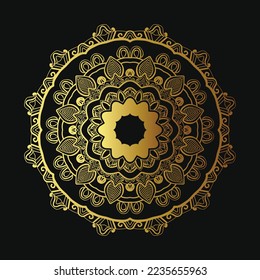 Elegante Mandala Design Illustration. Ilustración de patrón de manala circular