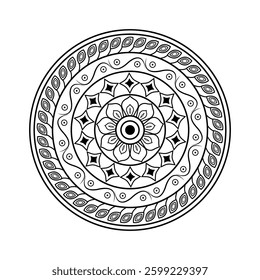 Stylish Mandala Pattern for Decorative and Artistic Creations