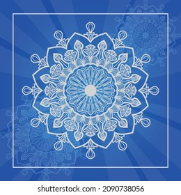 Stylish Mandala Pattern Design Illustration