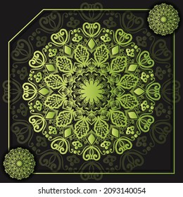 Stylish Mandala Pattern Design Illustration