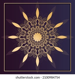 Stylish Mandala Pattern Design Illustration