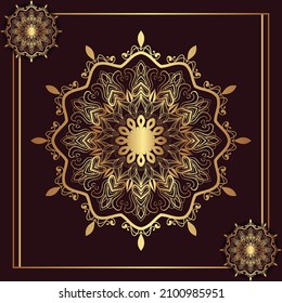 Stilvolle Mandala Design Illustration