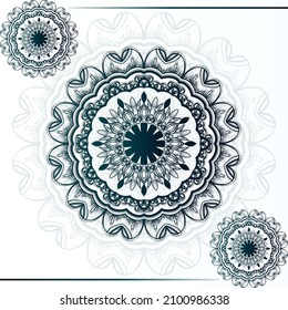 Stilvolle Mandala Design Illustration