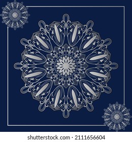 Stylish Mandala Pattern Design Illustration