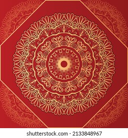 Stylish Mandala Pattern Design Illustration