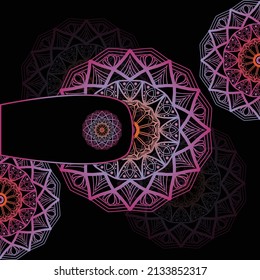 Stylish Mandala Pattern Design Illustration
