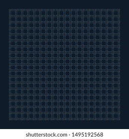 Stylish masculine bandana pattern ultimate grey blue background. Modern geometrical motif ornament elegant abstract shapes manly fabric design. Man, woman silk scarf square rapport textile print block
