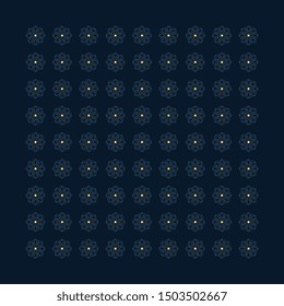 Stylish masculine bandana pattern ultimate grey blue background. Modern geometrical motif ornament elegant abstract shapes manly fabric design. Man, woman silk scarf square rapport textile print block