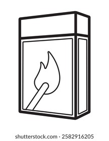 Stylish Matchbox Design for Fire Starting