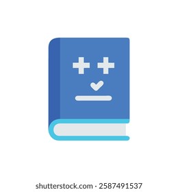 Stylish Math Book Icon for Students