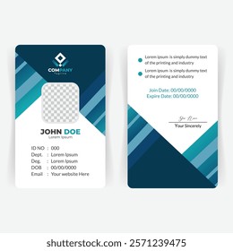 Stylish Membership Card Design Template