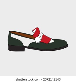 Stylish men's fashion shoes on a white background.