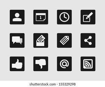 Stylish Minimal Blog Icons