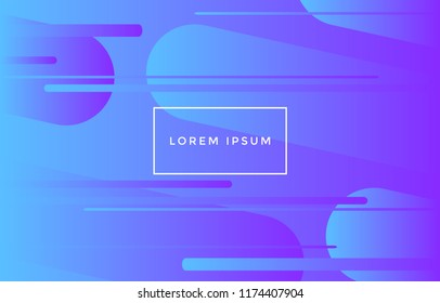 Stylish minimal geometric background. Shapes composition. Vector illustration
