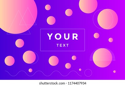 Stylish minimal geometric background. Shapes composition. Vector illustration