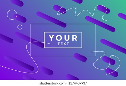 Stylish minimal geometric background. Shapes composition. Vector illustration