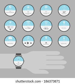 Stylish Minimal Smart Watch Design