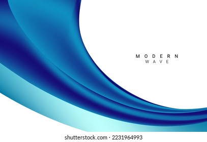 Stilvolle, moderne, blauer Hintergrund