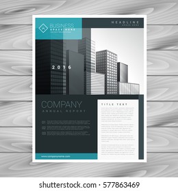 stylish modern brochure design template