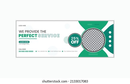 Stylish Modern Business Agency social media cover design, Facebook cover template web banner template, social media banner design template with trendy style