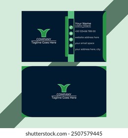 Stylish and modern business card design featuring a sleek layout and elegant graphics. Perfect for professionals seeking a unique, high-quality card to make a lasting impression.