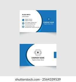 Stylish and modern business card design for professional branding.
