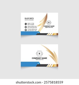 Stylish and modern business card design for professional branding.