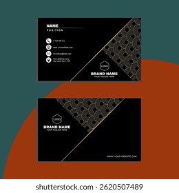 Stylish Modern Business Card Design with Attractive Impression that can be customized