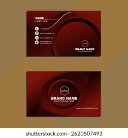 Stylish Modern Business Card Design with Attractive Impression that can be customized