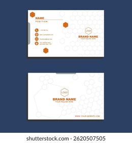 Stylish Modern Business Card Design with Attractive Impression that can be customized