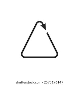 A stylish and modern circular arrow icon that symbolizes refresh or reload functions, perfectly suited for enhancing user interface design and various applications used by developers